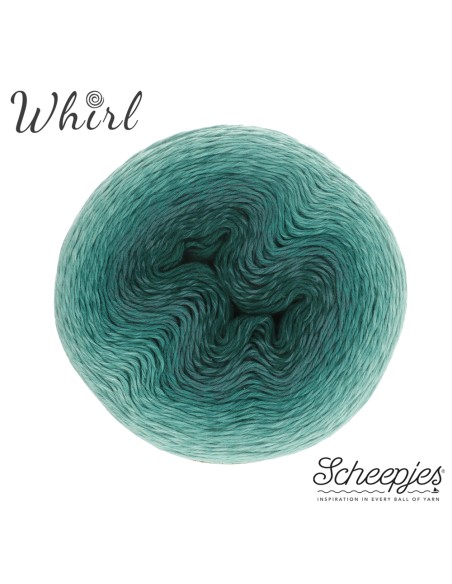 Scheepjes Whirl Ombre Nr. 562 Petrol Please Me - nėrimo-mezgimo siūlai