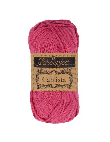 Scheepjes Cahlista Nr. 413 Cherry - nėrimo-mezgimo siūlai