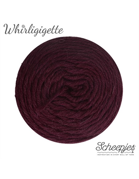 Scheepjes Whirligigette Nr. 251 Plum  -  nėrimo - mezgimo siūlai