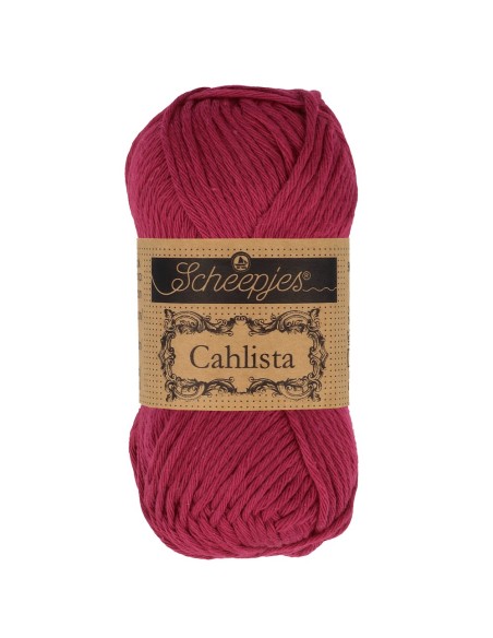 Scheepjes Cahlista Nr. 517 Ruby- nėrimo-mezgimo siūlai