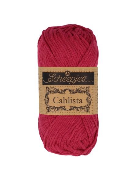 Scheepjes Cahlista Nr. 192 Scarlet - nėrimo-mezgimo siūlai