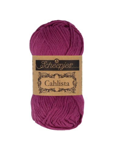 Scheepjes Cahlista Nr. 128 Tyrian Purple - nėrimo-mezgimo siūlai