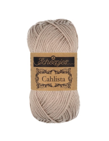 Scheepjes Cahlista Nr. 406 Soft Beige - nėrimo-mezgimo siūlai