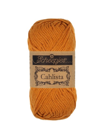 Scheepjes Cahlista Nr. 383 Ginger Gold - nėrimo-mezgimo siūlai