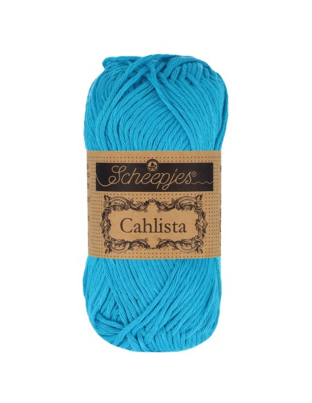 Scheepjes Cahlista Nr. 146 Vivid Blue - nėrimo-mezgimo siūlai