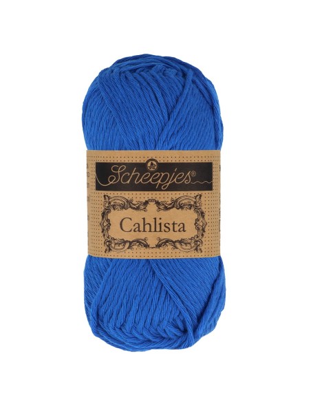 Scheepjes Cahlista Nr. 201 Electric Blue - nėrimo-mezgimo siūlai