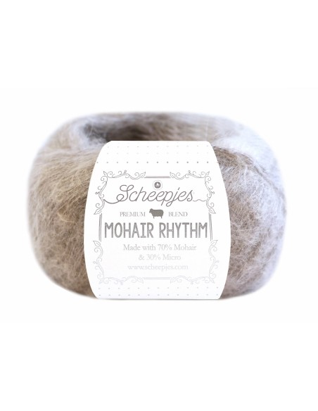 Scheepjes Mohair Rhythm Nr. 674 Robotic - moheros nėrimo - mezgimo siūlai