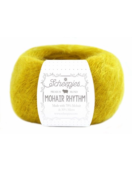 Scheepjes Mohair Rhythm Nr. 688 Disco - moheros nėrimo - mezgimo siūlai