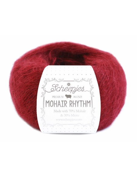 Scheepjes Mohair Rhythm Nr. 683 Tango - moheros nėrimo - mezgimo siūlai