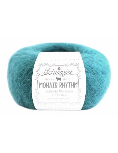 Scheepjes Mohair Rhythm Nr. 679 Lindy - moheros nėrimo - mezgimo siūlai