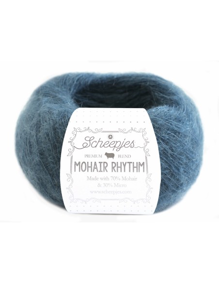 Scheepjes Mohair Rhythm Nr. 676 Polka - moheros nėrimo - mezgimo siūlai