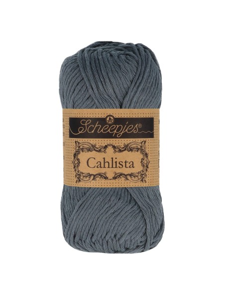 Scheepjes Cahlista Nr. 393 Charcoal - nėrimo-mezgimo siūlai