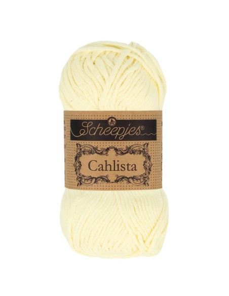 Scheepjes Cahlista Nr. 101 Candle Light - nėrimo-mezgimo siūlai
