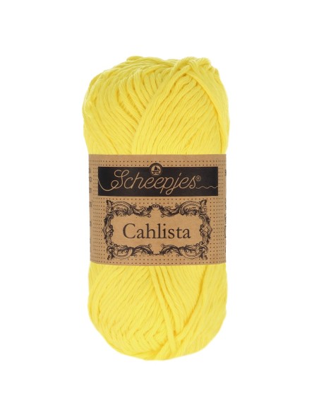 Scheepjes Cahlista Nr. 280 Lemon - nėrimo-mezgimo siūlai