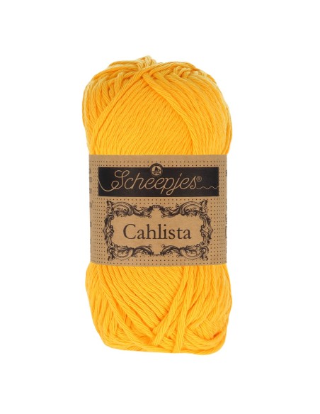 Scheepjes Cahlista Nr. 208 Yellow Gold - nėrimo-mezgimo siūlai