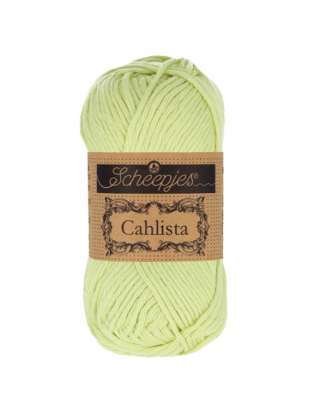 Scheepjes Cahlista Nr. 392 Lime Juice - nėrimo-mezgimo siūlai