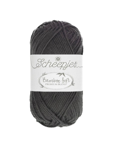 Scheepjes Bamboo Soft Nr. 263 Smoky Diamond - bambukinai nėrimo - mezgimo siūlai (vegan friendly)