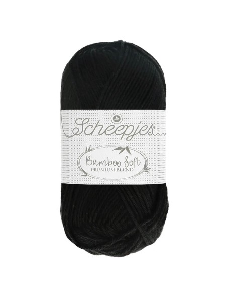Scheepjes Bamboo Soft Nr. 266 Indulgent Shadow - bambukinai nėrimo - mezgimo siūlai (vegan friendly)