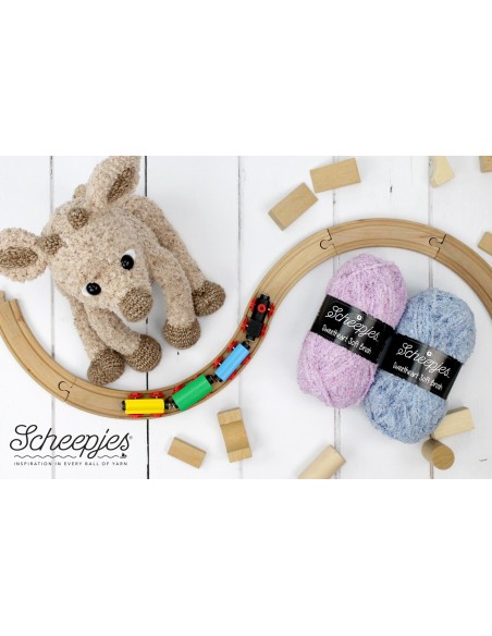 Schema - Robin the Reindeer iš siūlų Scheepjes Sweetheart Soft and Stone Washed XL