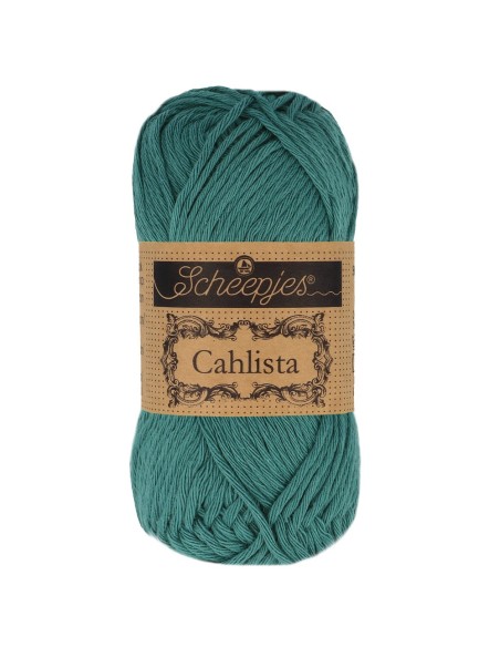 Scheepjes Cahlista Nr. 391 Deep Ocean Green - nėrimo-mezgimo siūlai