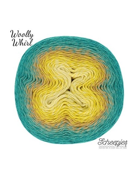 Scheepjes Woolly Whirl Nr. 476 Custard Cream Centre - nėrimo-mezgimo siūlai