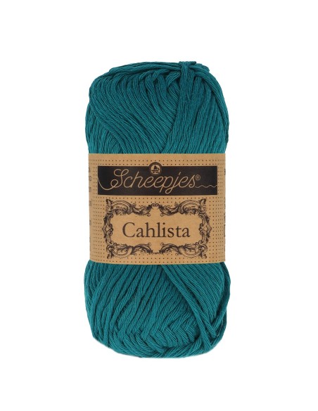 Scheepjes Cahlista Nr. 401 Dark Teal - nėrimo-mezgimo siūlai