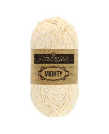 Scheepjes Mighty Nr. 750 Ice - medvilnės ir džiuto nėrimo...