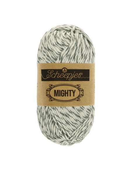Scheepjes Mighty Nr. 753 Glacier - medvilnės ir džiuto nėrimo - mezgimo siūlai