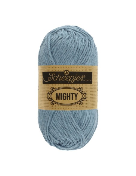 Scheepjes Mighty Nr. 756 River- medvilnės ir džiuto nėrimo - mezgimo siūlai