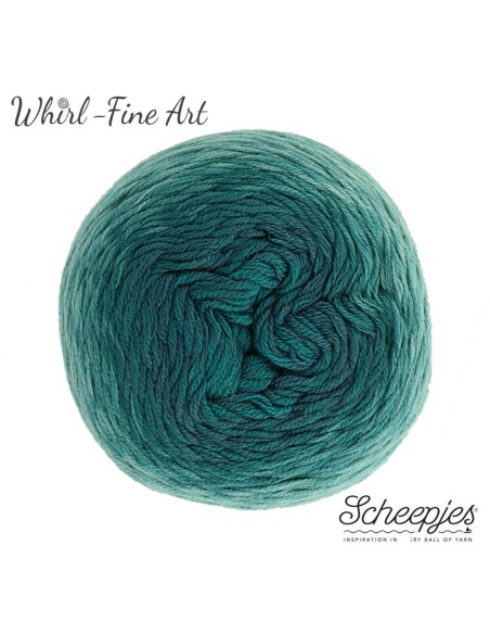 Scheepjes Whirl - Fine Art Nr. 661 Rococo - nėrimo-mezgimo siūlai
