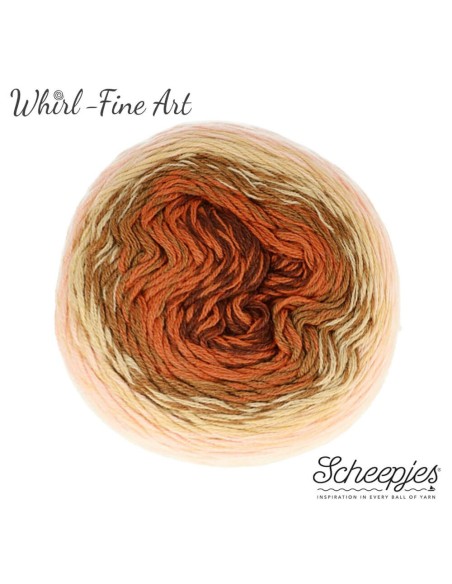 Scheepjes Whirl - Fine Art Nr. 655 Dadaism - nėrimo-mezgimo siūlai