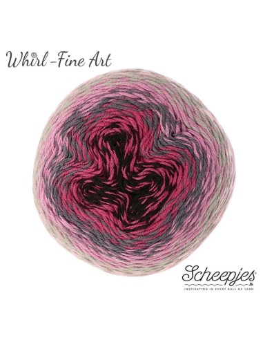 Scheepjes Whirl - Fine Art Nr. 656 Expressionism - nėrimo-mezgimo siūlai