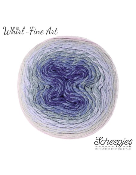 Scheepjes Whirl - Fine Art Nr. 651 Impressionism - nėrimo-mezgimo siūlai