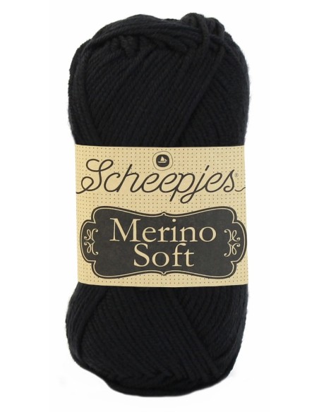 Scheepjes Merino Soft Nr. 601 Pollock - nėrimo-mezgimo siūlai