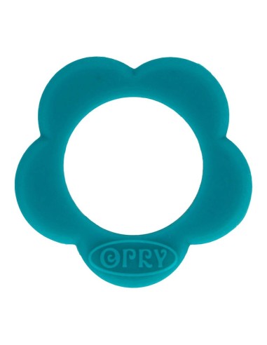 Silikoninis gėlytės formos kramtukas (40 mm), žiedas čiulptuko laikiklio gamybai (be BPA)