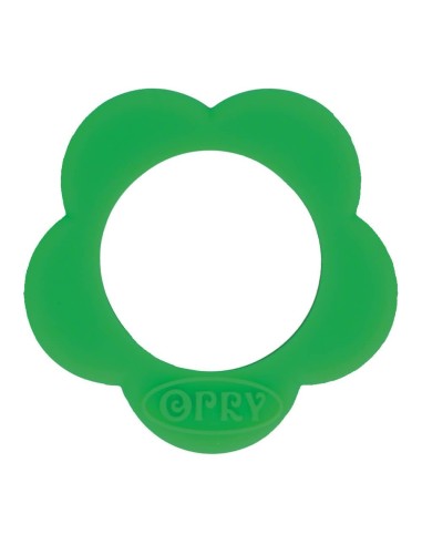 Silikoninis gėlytės formos kramtukas  (40 mm), žiedas čiulptuko laikiklio gamybai (be BPA)
