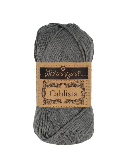 Scheepjes Cahlista Nr. 501 Anthracite - nėrimo-mezgimo siūlai