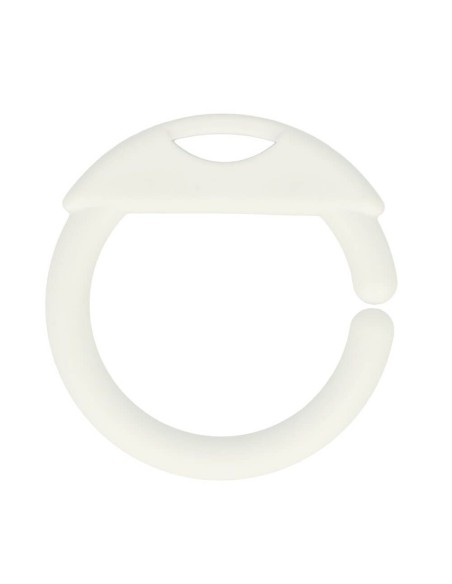 Plastikinis, baltas, laikiklis vaikų žaislams ar kitiems aksesuarams pakabinti