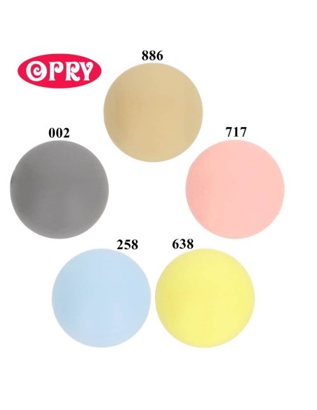 Opry Silicone round beads (5 psc., 10/12/15/18/20 mm)