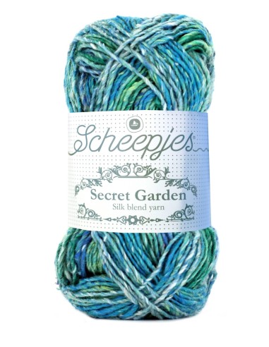 Scheepjes Secret Garden Nr. 703 Secluded Lake - crochet - knitting yarn with silk
