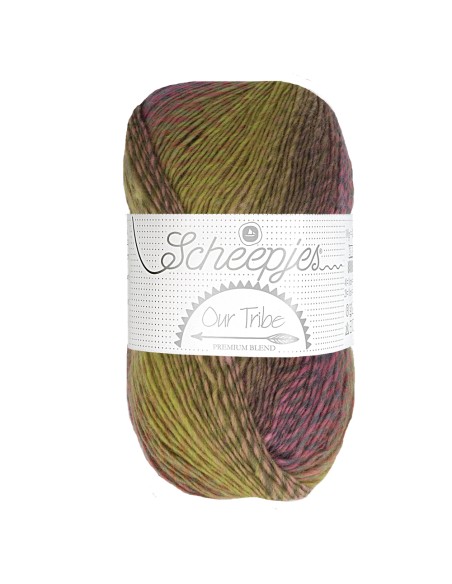 Scheepjes Our Tribe Nr. 973 It's all in a Nutshell  - Merino wool crochet - knitting yarn