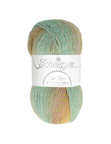 Scheepjes Our Tribe Nr. 965 Felted Button - Merino wool crochet - knitting yarn