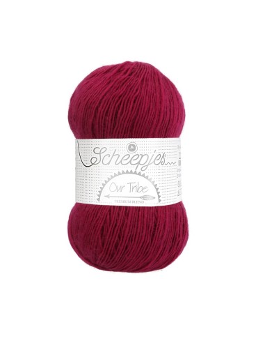 Scheepjes Our Tribe Nr. 877 Raspberry Radiance - Merino wool crochet - knitting yarn