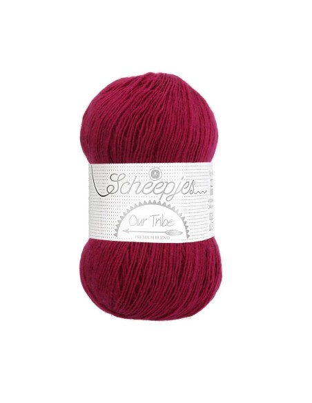 Scheepjes Our Tribe Nr. 877 Raspberry Radiance - Merino wool crochet - knitting yarn