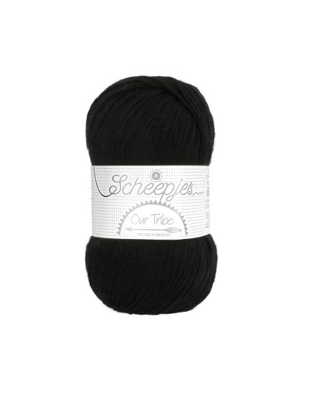 Scheepjes Our Tribe Nr. 881 Blackberry Black - Merino wool crochet - knitting yarn