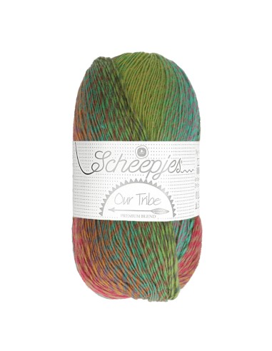 Scheepjes Our Tribe Nr. 986 Energise - Merino wool crochet - knitting yarn