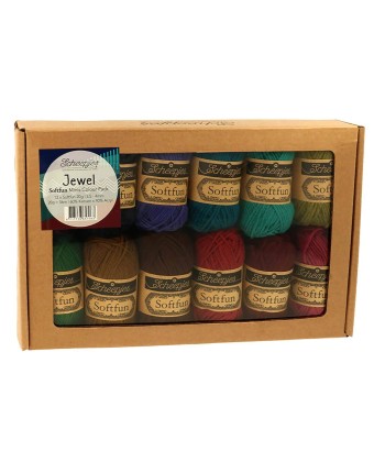 Scheepjes Softfun JEWEL Colour pack - crochet - knitting...
