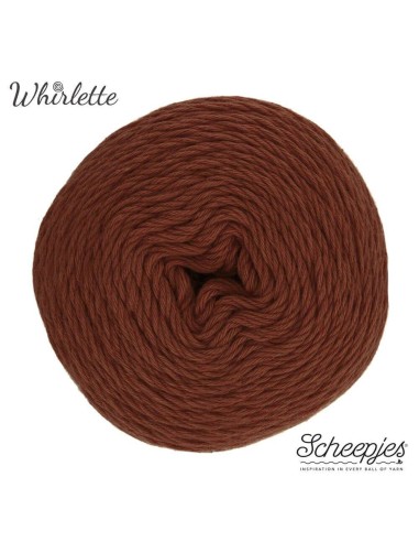 Scheepjes Whirlette No. 863 Chocolate  -  Crochet, Knitting yarn