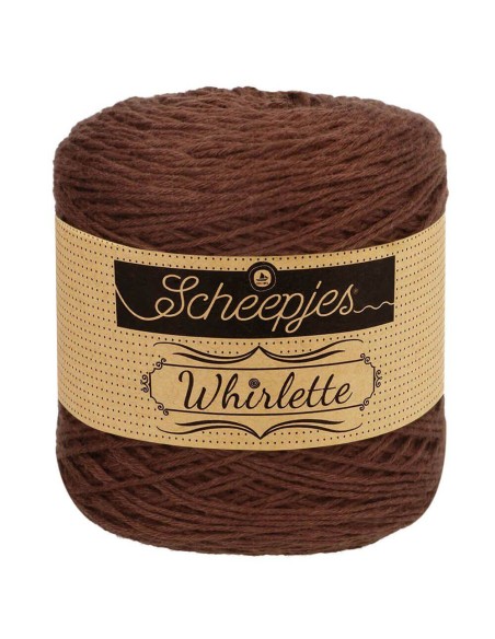 Scheepjes Whirlette No. 863 Chocolate  -  Crochet, Knitting yarn