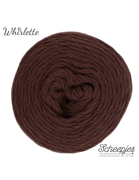 Scheepjes Whirlette Nr. 891 Chestnut  -  nėrimo, mezgimo siūlai